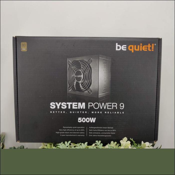 BE QUIET SYSTEM POWER 9 500W 80PLUS BRONZE PSU -500 WATT W U9 BEQUIET