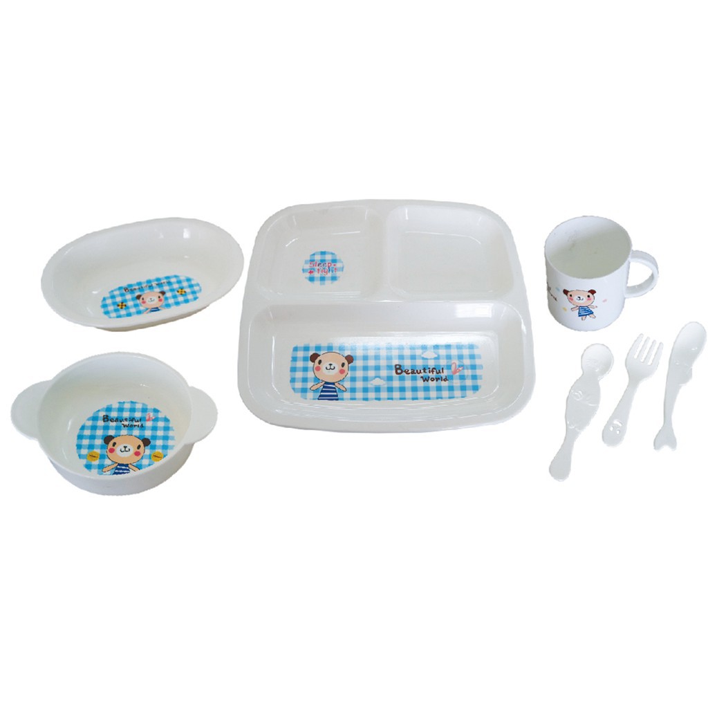 Baby Safe Multi - Function Children's Tableware Set FS601 / Feeding Set