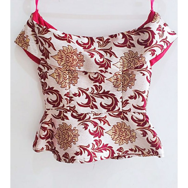 Preloved Sabrina blus Premium pesta