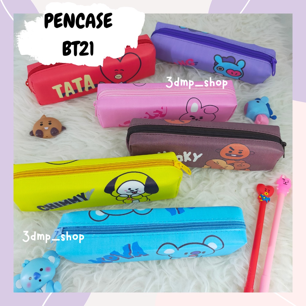 pencase kotak tempat pensil bt21