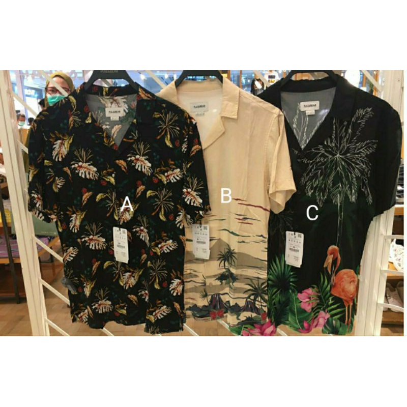 Pull and Bear Original Kemeja Santai Pria P&B Shirt Man