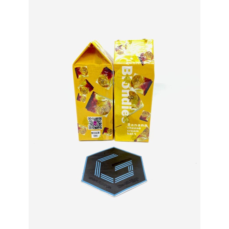 Liquid Blondies V2 BANANA CHEESE CREAM BAKE 60ML By IDJ vape vapor