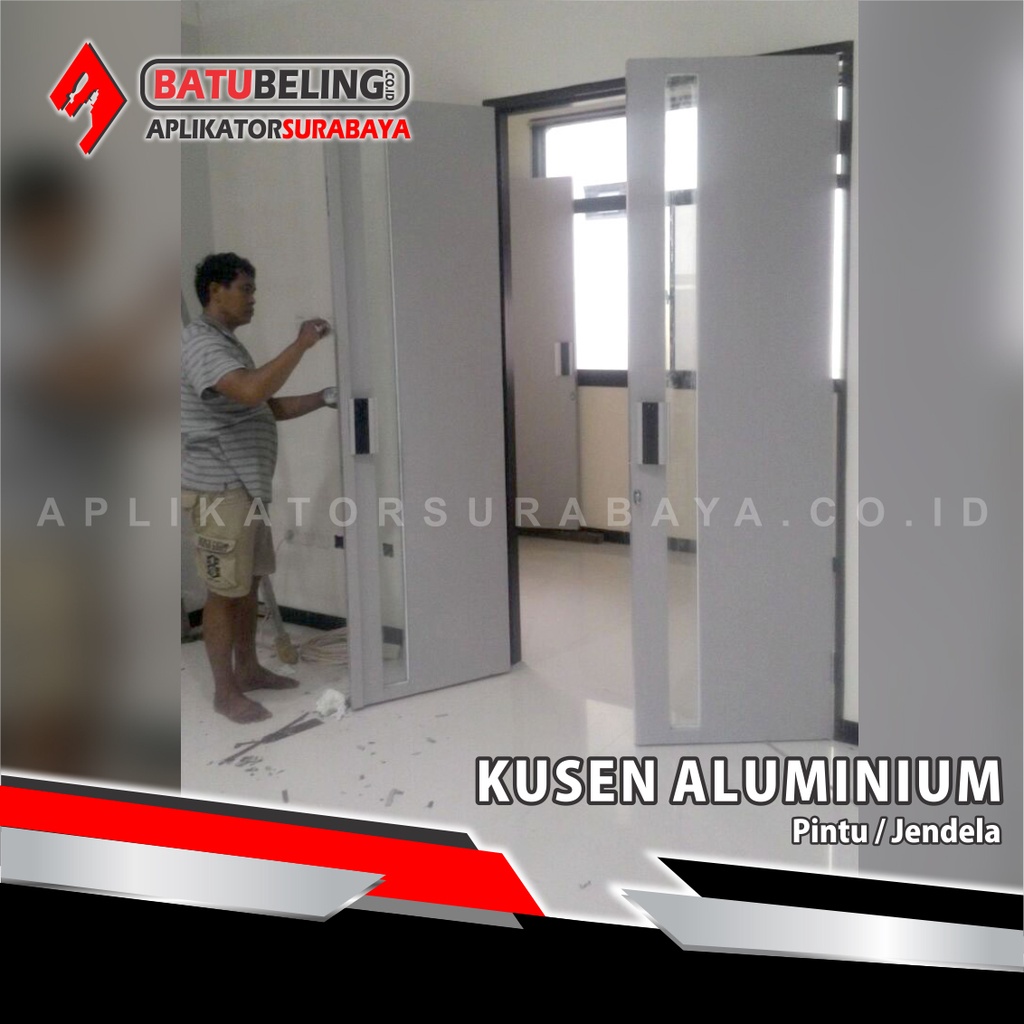 Kusen Aluminium - Pemasangan Kusen Aluminium