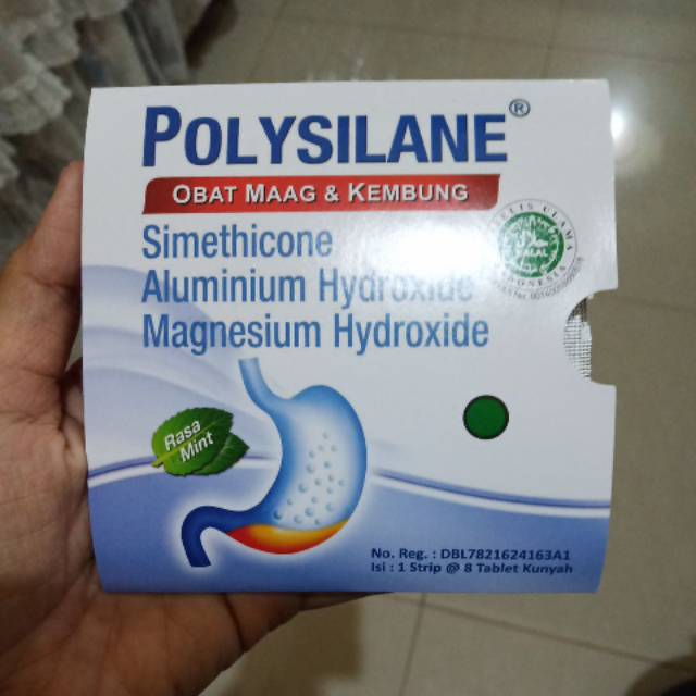 Polysilane tablet kunyah