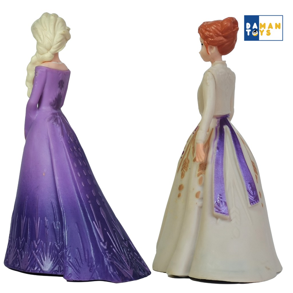 Frozen 2 Figure Set 10 Mainan Pajangan Miniatur Hiasan Topper Action Figure Frozen Elsa anna