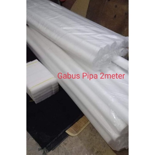 Gabus Pipa Dekorasi (DL 8cm tebal 2cm) Busa Elastis Bulat Panjang (Oasis Floral Foam)