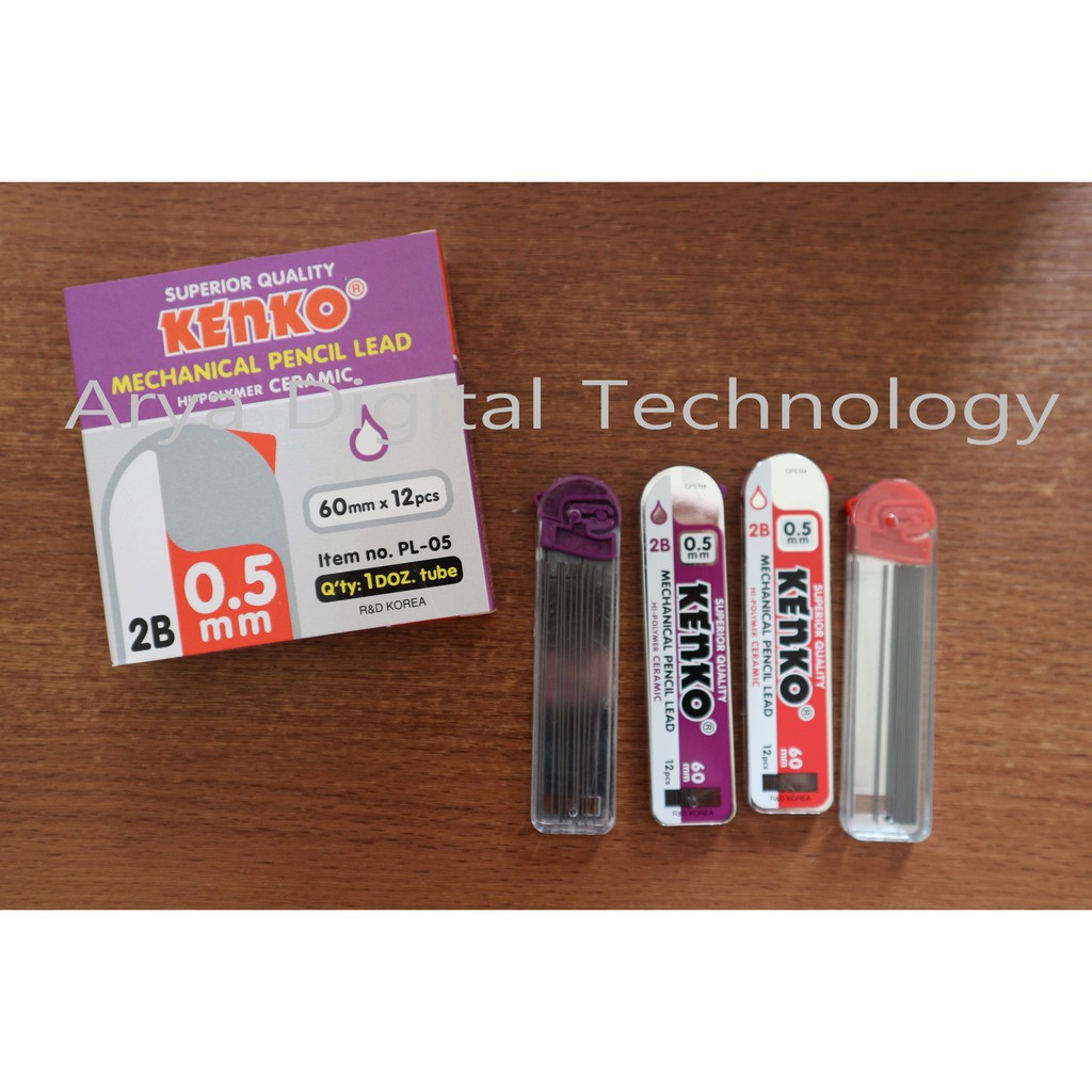 

Isi Pensil Mekanik Refill Mechanical Pencil Lead 2B 0.5 mm PL 05 Murah Bagus