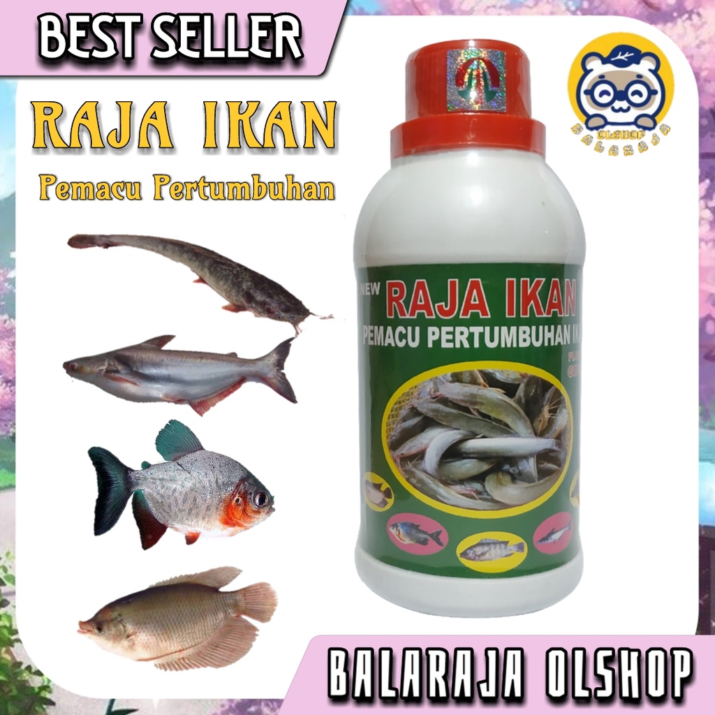 VITAMIN PENAMBAH NAFSU MAKAN DAN MEMACU PERTUMBUHAN SEGALA JENIS IKAN AIR TAWAR LELE GURAME PATIN NILA - RAJA IKAN