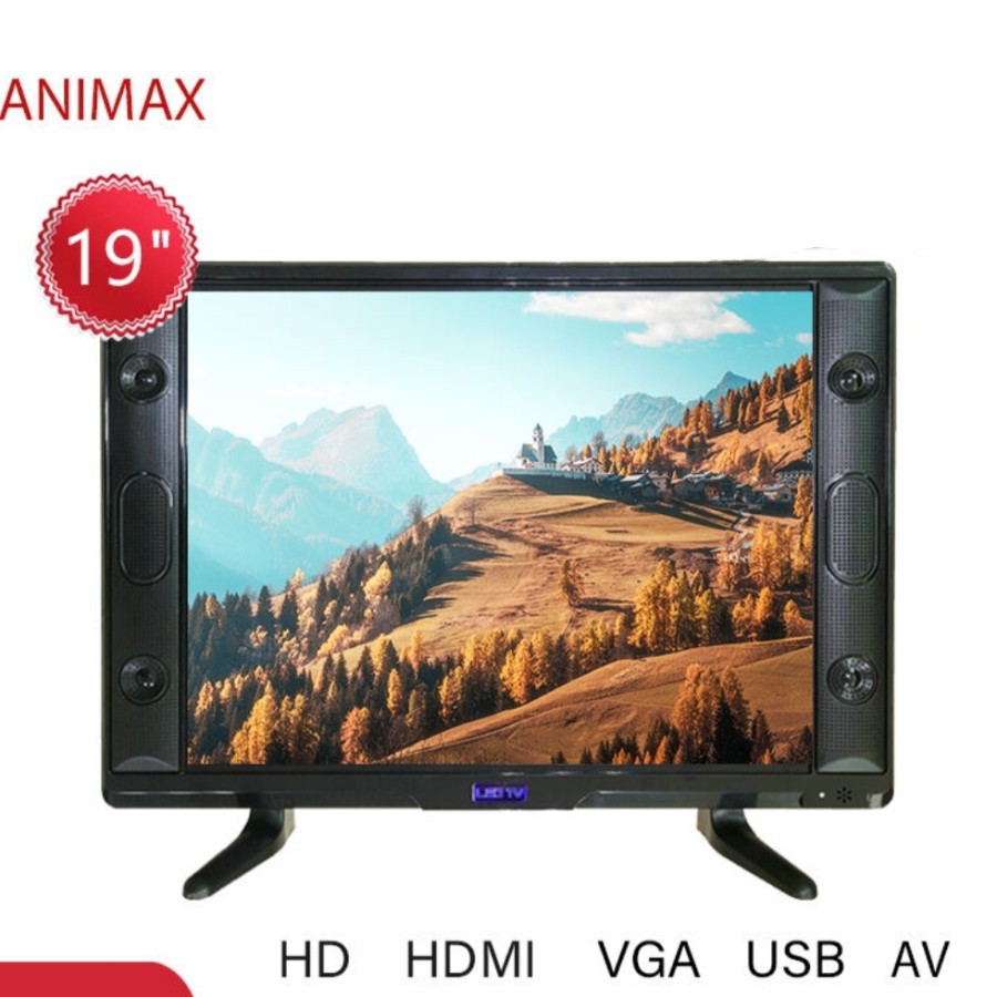 TV LED 19INCH MURAH ANIMAX USB MOVIE VGA HDMI MONITOR 19INCH CCTV AV 19 INCH