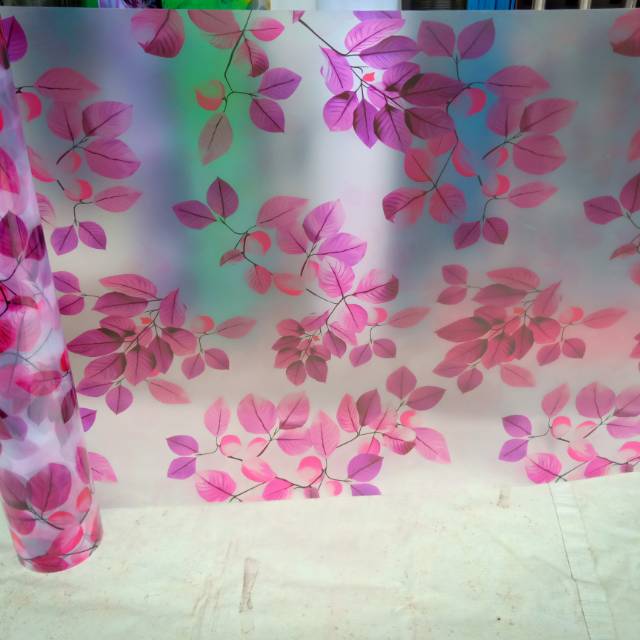 Fiber Pagar  Fiber Tutup Pagar Fiber Motif daun daun unngu tutup ventilasi lubang udara Hiasan