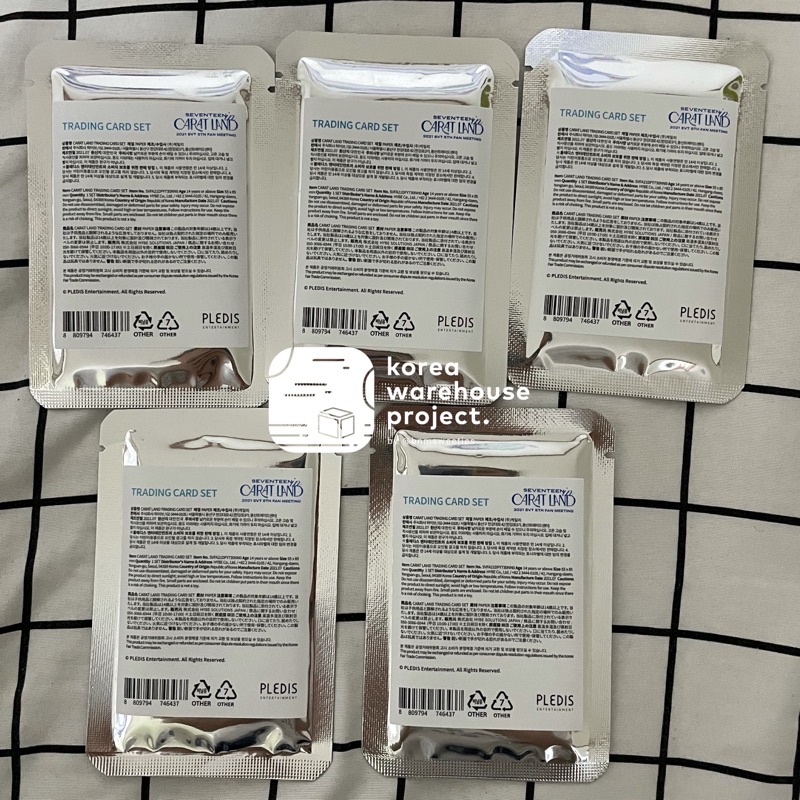 READY STOCK SEALED TRADING CARD SET SEVENTEEN IN CARATLAND 2021