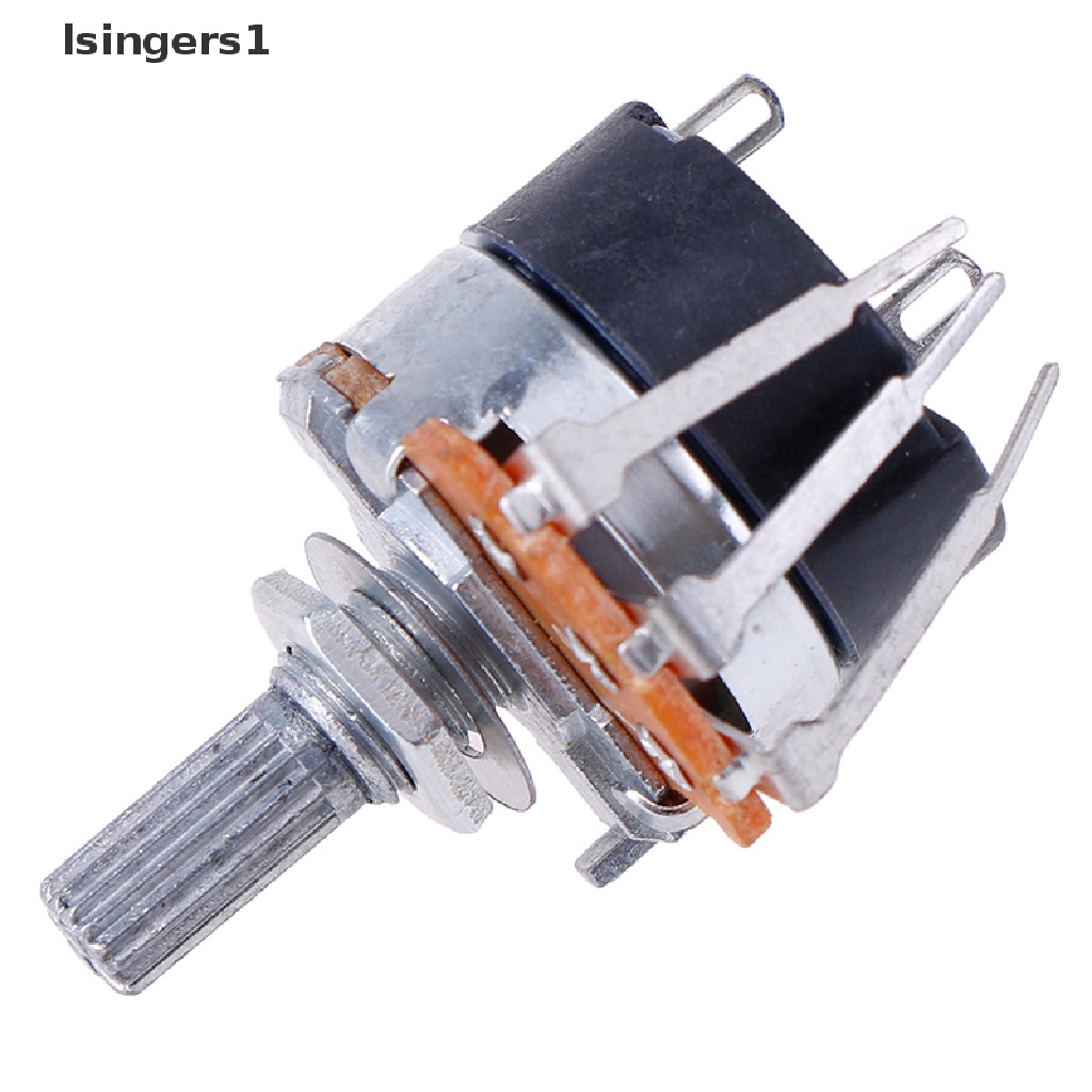 (lsingers1) 5pcs Potentiometer Karbon B500K WH138-4 Ohm Dengan Saklar