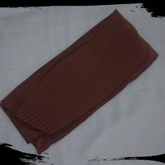 JM bergo oval dasya// kerudung sekolah - coklat Pramuka
