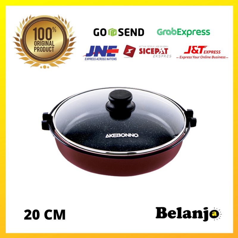 Panci Rebusan Panci Shabu-shabu Panci Sukiyaki Panci Kuah Panci Suki AKEBONNO 20CM