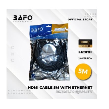 Cable hdtv 2.0 bafo 5 meter 4k 2k 60hz ethernet for pc laptop dvd stb etc e-5m-v2 - Kabel hdtv 3d