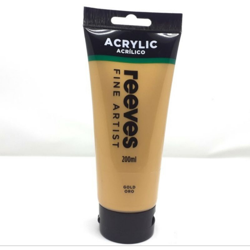

REEVES ACRYLIC PAINT 200 ML GOLD