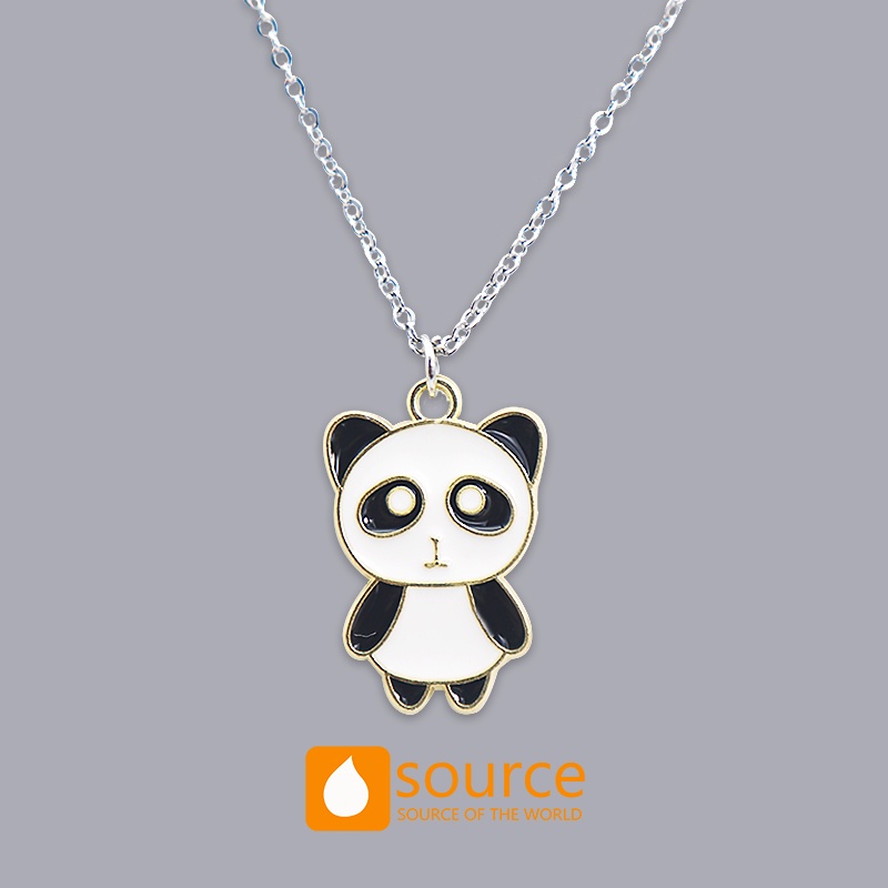 Kalung Rantai Dengan Liontin Bentuk Snowman Chinchilla Bahan Stainless Steel Alloy Untuk Anak