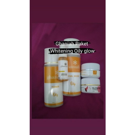 Paket skincare Ghaniah Paket Whitening Oily Glow