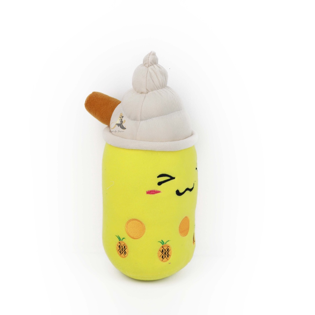 Boneka Boba Es Krim Bahan Felboa Tinggi 46 cm Berlabel SNI Gambar Bordir