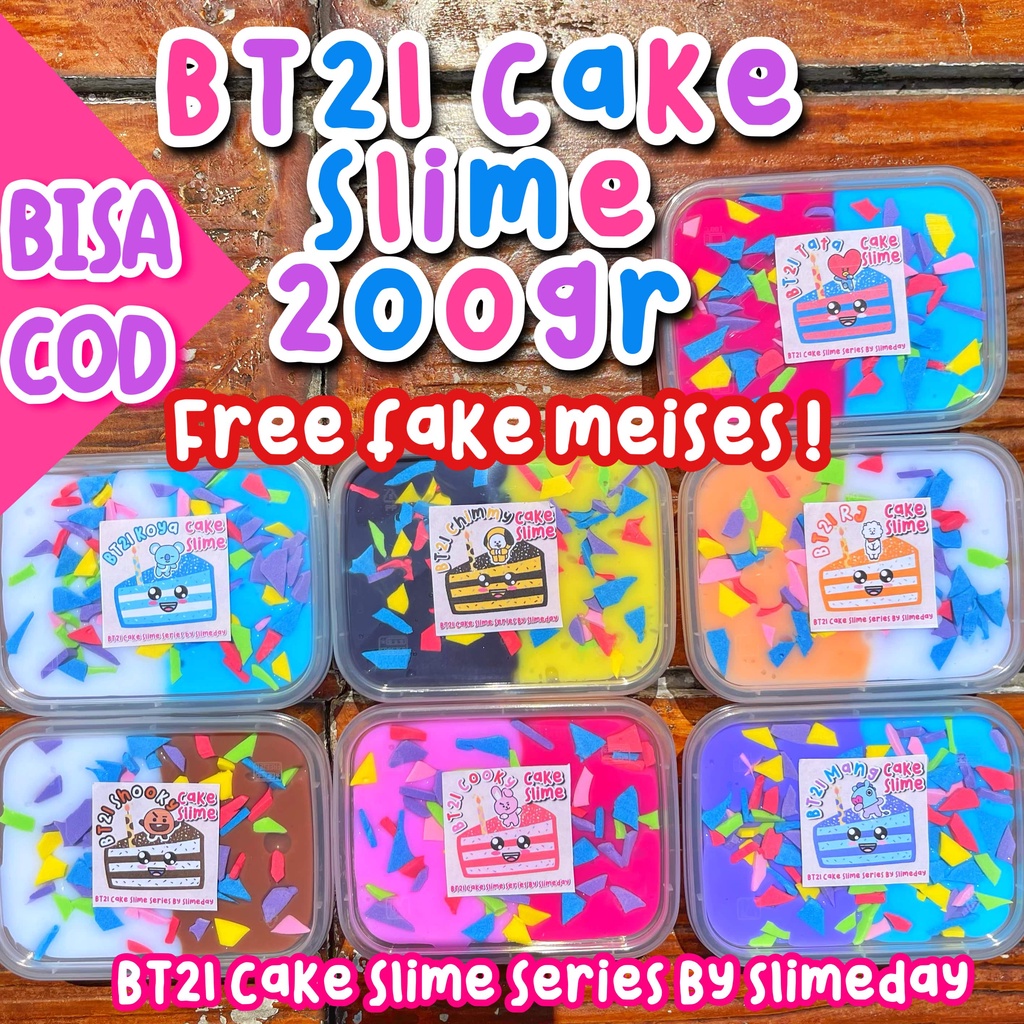 [PROMO] BITI 21 CAKE SLIME 200GR TERMURAH