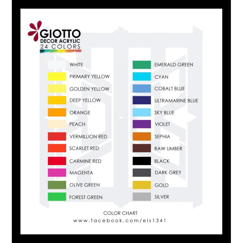 

Promo Giotto Decor Acrylic Paints 25 Ml - Cat Acrylic