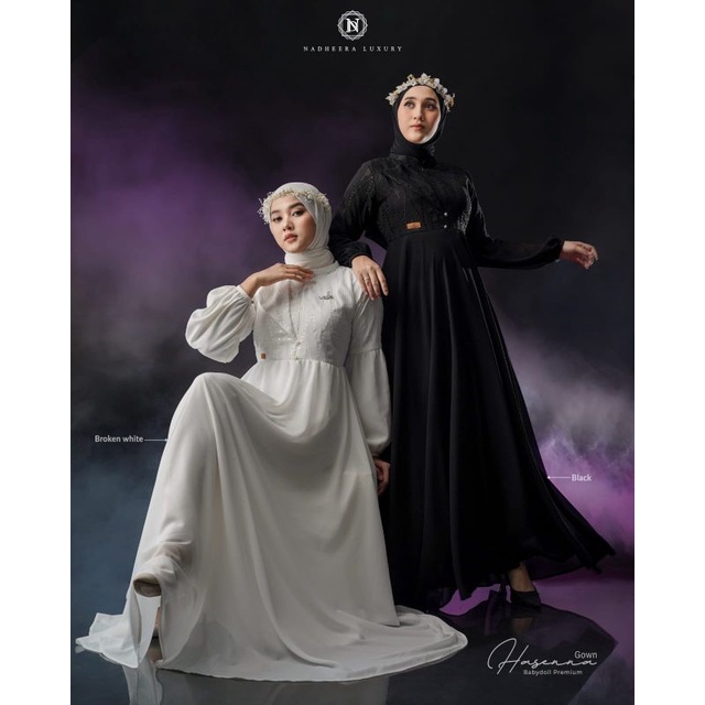 Hazeena Dress by Nadheera Luxury, Dress Kondangan, Dress Pernikahan, Dress Lamaran, Gamis Lamaran
