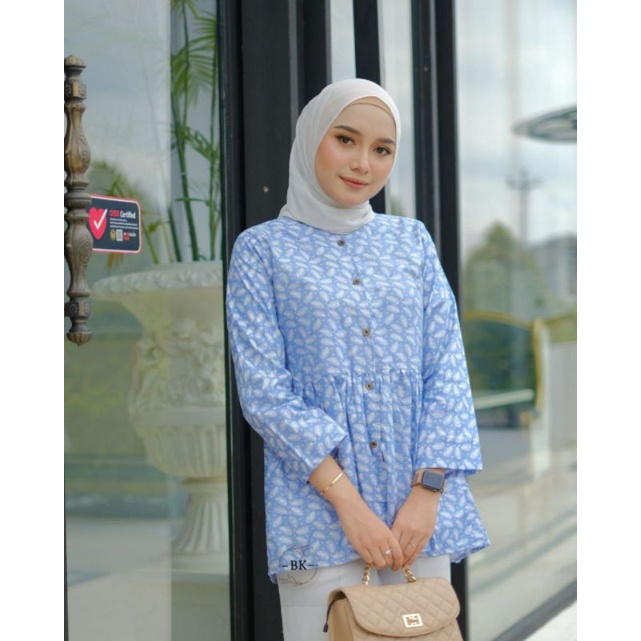BLOUSE BATIK MODERN SOFTCOLOR | ATASAN WANITA | M-L-XL-XXL