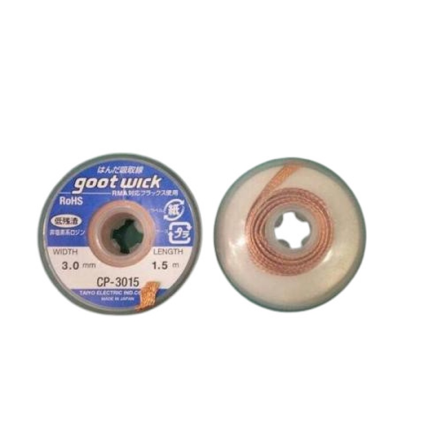 Solder Wick Goot CP3015 Pita Pembersih Timah CP-3015 Original Japan