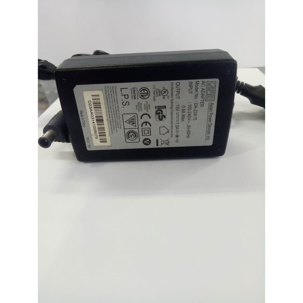 ADAPTOR SAMSUNG 15V 1,5A JACK JARUM TENGAH