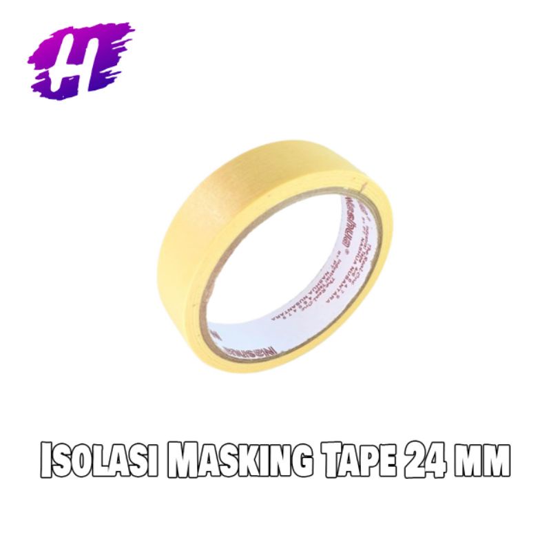

ISOLASI KERTAS - MASKING TAPE 24 mm x 1 Inch