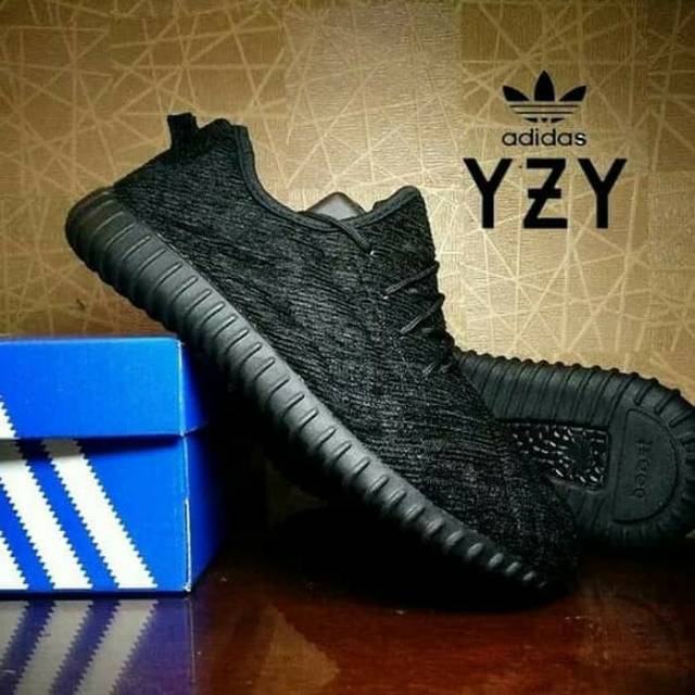 SEPATU ADIDAS YEEZY YZY FULL HITAM