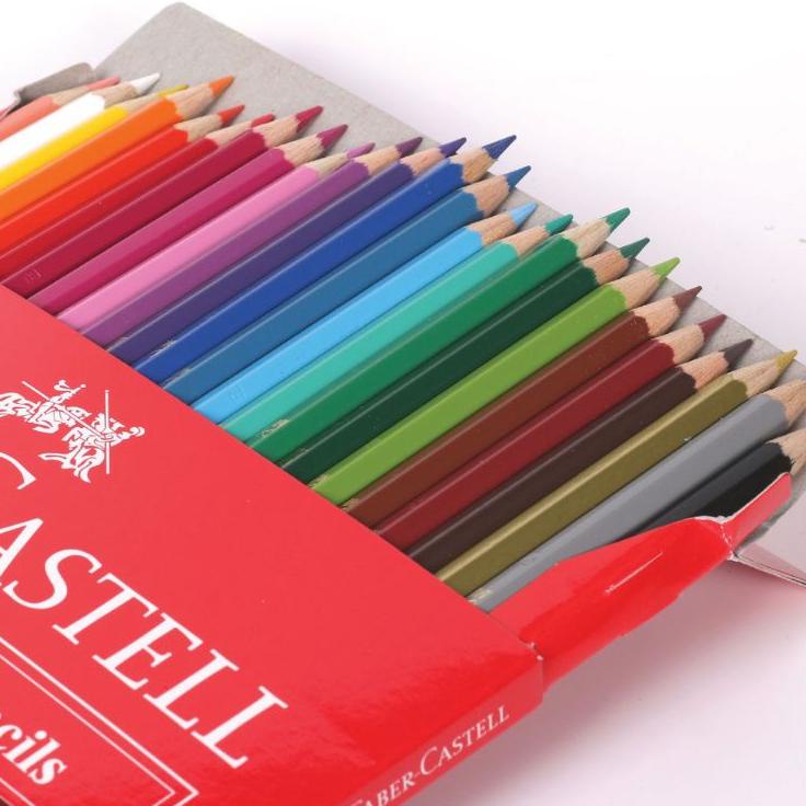 

Super Produsen Pensil warna Faber Castell 24 classic ( 1 set )