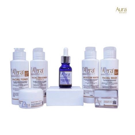AURA BRIGHT PAKET SIGNATURE WHITENING - PAKET LENGKAP WHITENING 7 IN 1 ORIGINAL BPOM