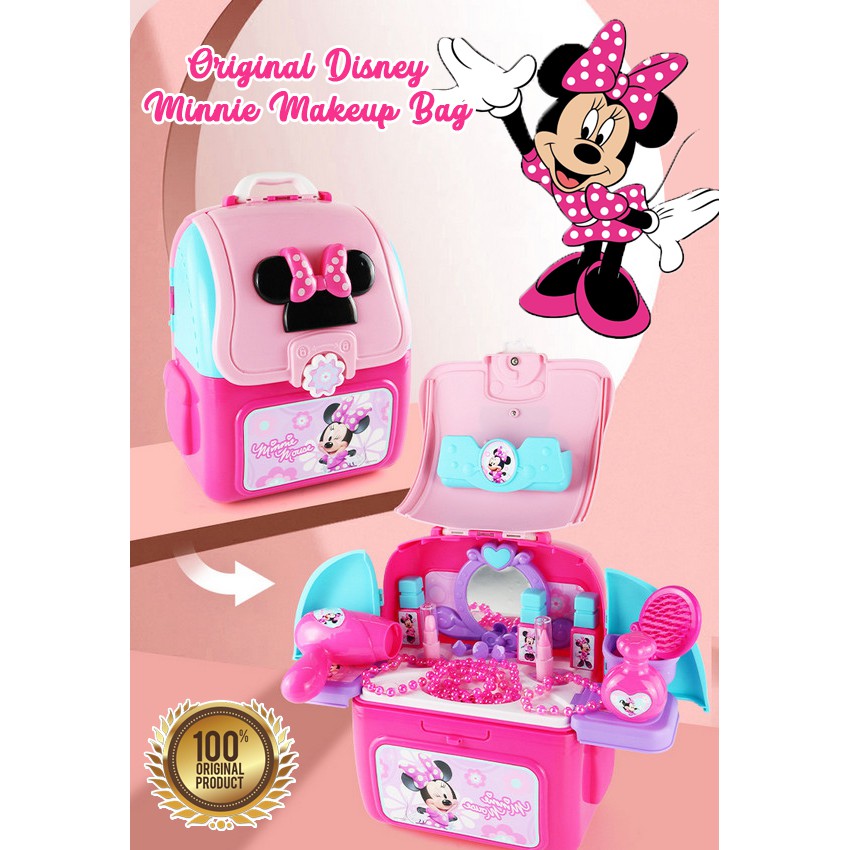 Bagpack Disney Mainan Anak Dokter dokteran makeup salon tools perkakas Backpack