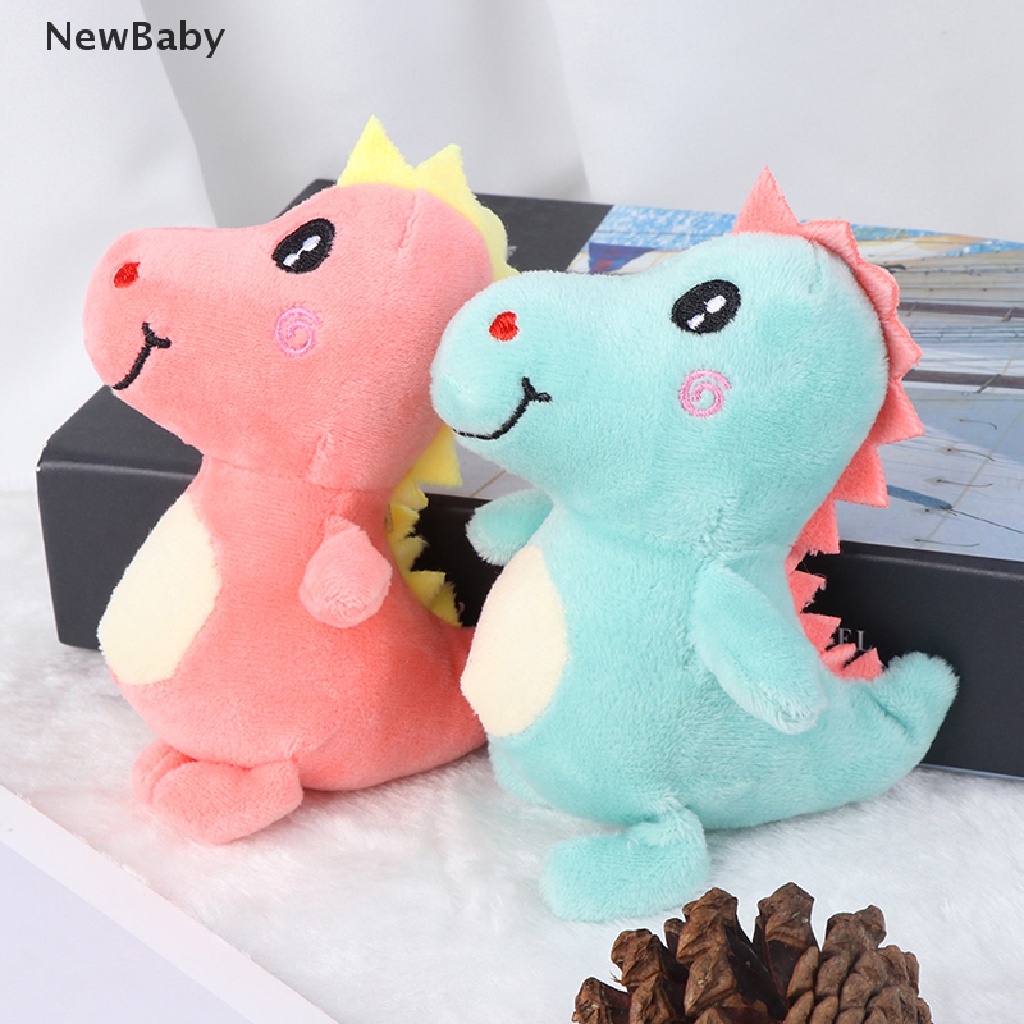 Mainan Boneka Stuffed Plush Dinosaurus 12cm Dengan Gantungan Kunci Untuk Hadiah