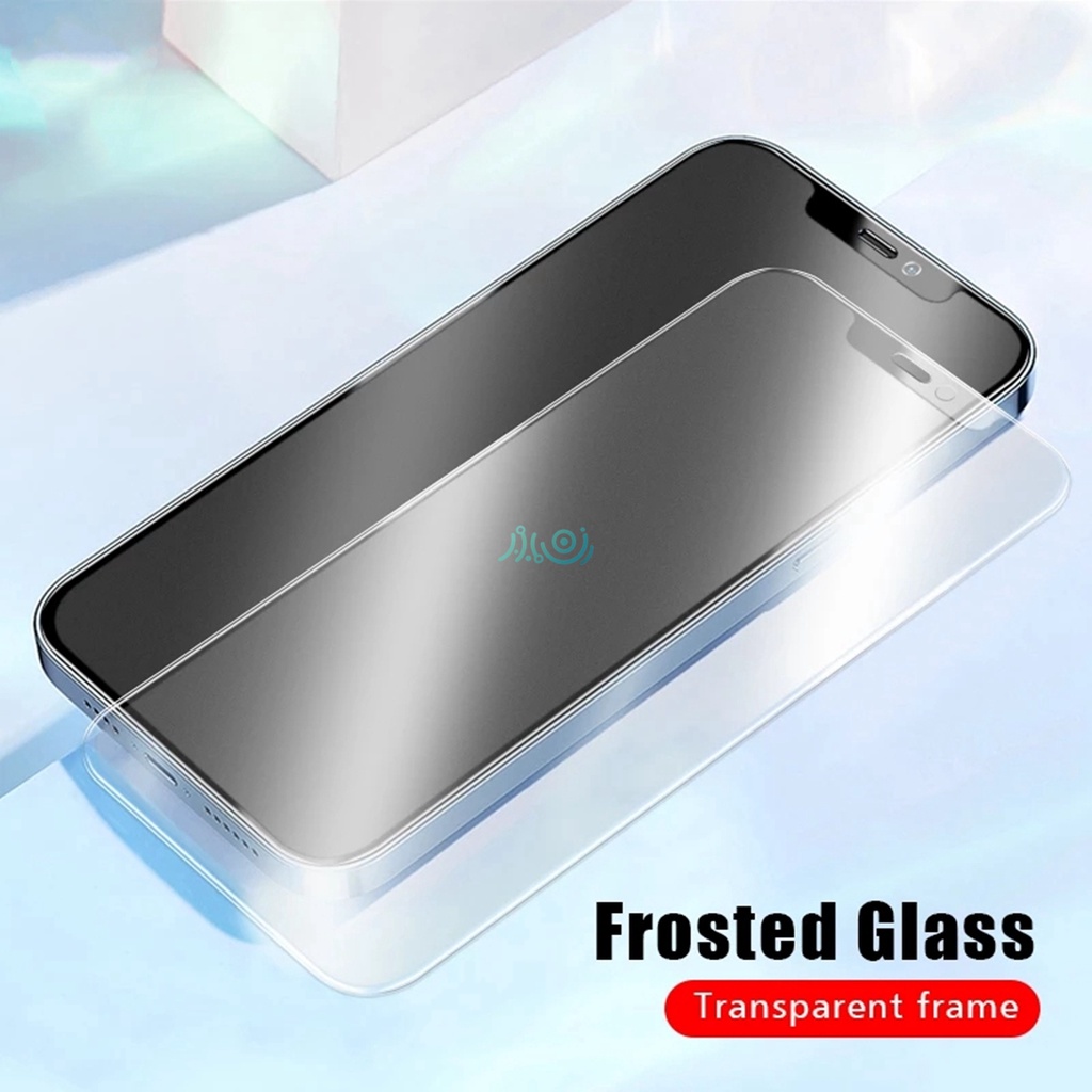 Pelindung Layar Tempered Glass Matte Frosted Anti Sidik Jari Untuk iPhone 14 13 12 11 Pro MAX mini X XS MAX XR SE 2022 6 7 8 plus