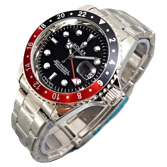 Jam Pria Rolex GMT Rantai Jam Tangan Pria Rolex GMT Kulit Jam Tangan Automatic