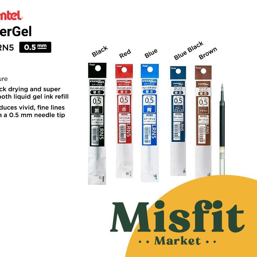 

Mega Sale Pentel Energel Refill 0.3 0.5 0.7 1.0 mm XLRN LRN5 0.5mm 5.5 Product HOT/【Import Terlaris】/Star 3.3/『Terlaris』/【Promo Hari Ini】