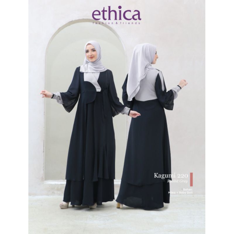 KAGUMI 220 RABBIT GREY GAMIS ETHICA TERBARU GAMIS KAGUMI TERBARU 2021