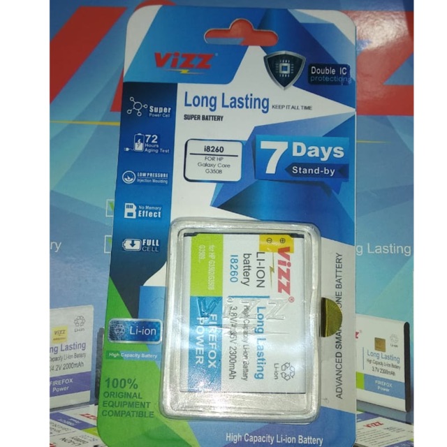 Vizz Baterai Original Vizz Dobble Power vizz i8260/core