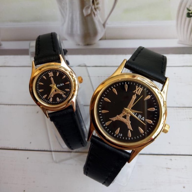 Jam Tangan Alba Paris Vintage Couple. TERMURAH