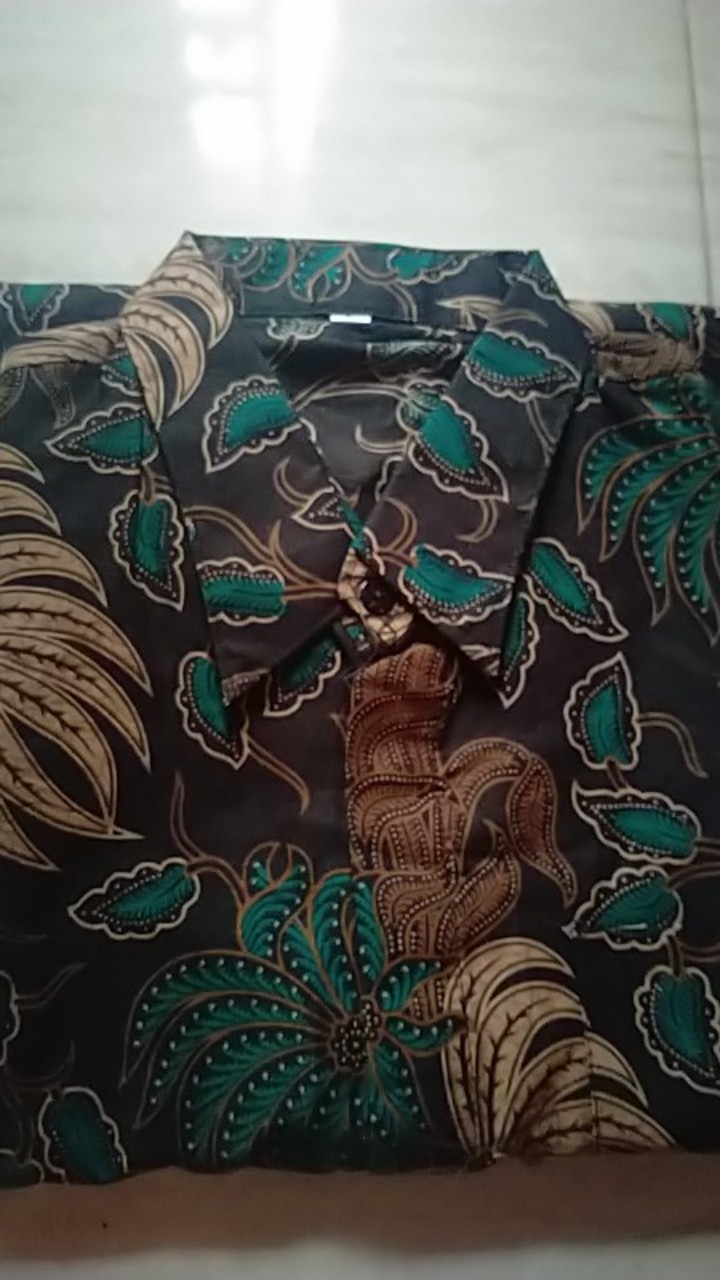 Baju Batik Pria Slimfit Big Size M L Xl Xxl Atasan Kemeja Batik Lengan Panjang Original