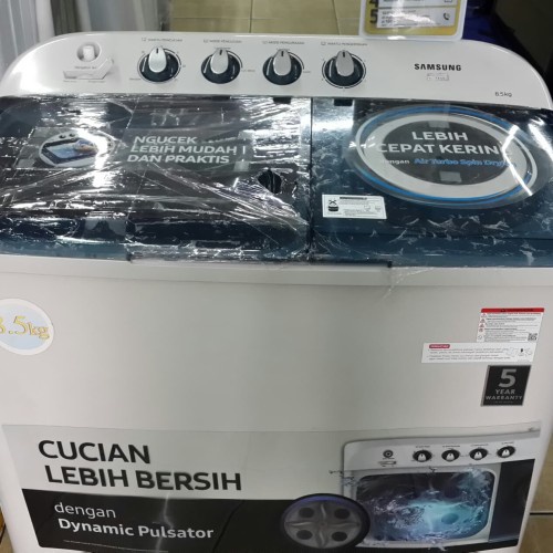 Mesin Cuci 2 Tabung SAMSUNG WT12J4200 MB/SE Kapasitas Jumbo 12 KG