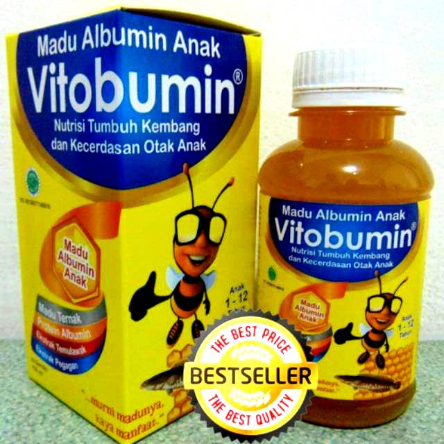 

madu albumin anak vitobumin nutrisi kecerdasan anak