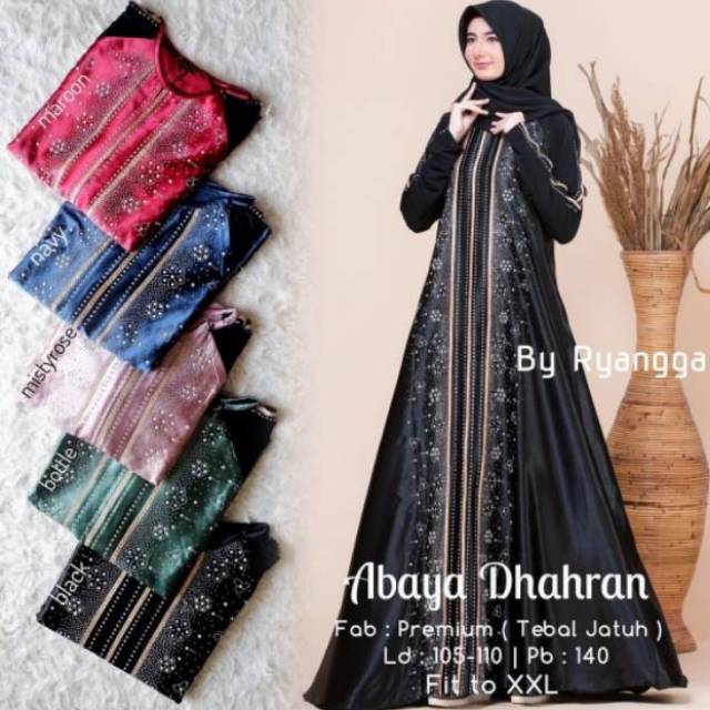 Dress abaya marissa / salur tiga (salur 3) original ka mess series