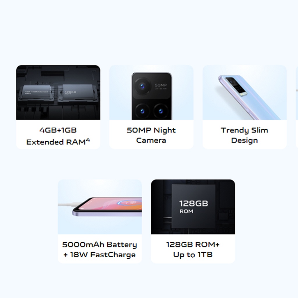 vivo y21s 4/128GB Garansi Resmi 5000 mAh Battery 18W Flash Charge 100% Ori Bisa COD Cicilan Kredit Gratis Ongkir hp murah banget hp murah cuci gudang vivo y20s hp terbaru 2022 asli vivo hp-2