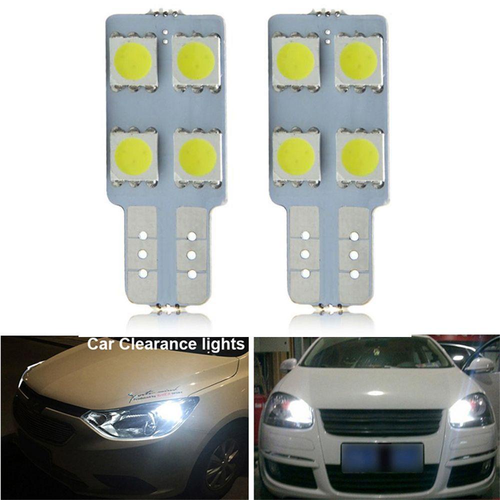 Preva 2Pcs Lampu Plat Lampu Bohlam Cahaya Putih 50504smd COB LED Dome Map