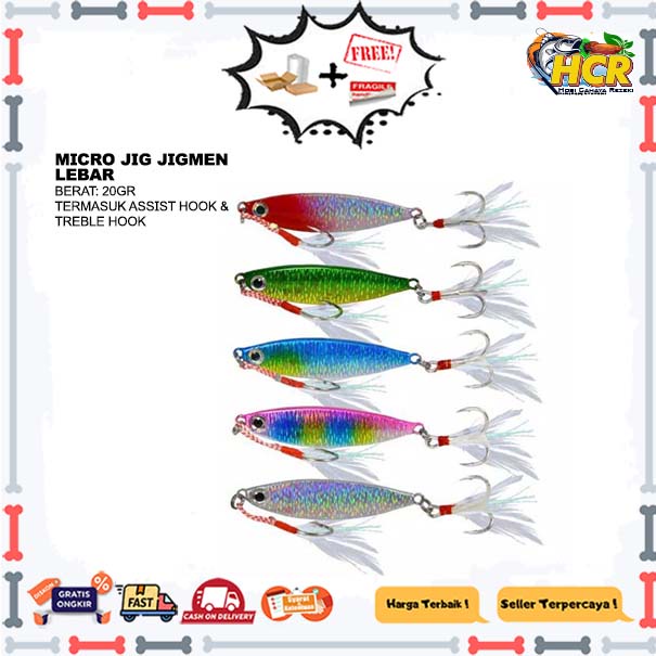 Micro Jig Jigmen Lebar 20gr