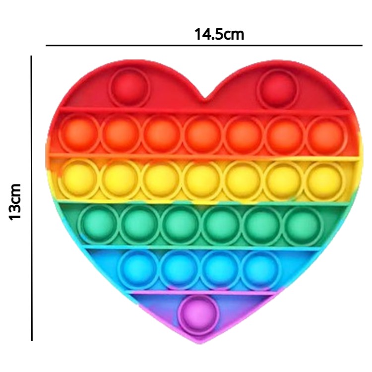 glinkshop1 Pop it Kupu Kupu Rainbow Besar Termurah Grosir Mainan Fidget popit pop its popits COD-Love Rainbow