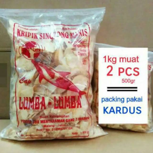 

KERIPIK KRIPIK LUMBA LUMBA 500gr